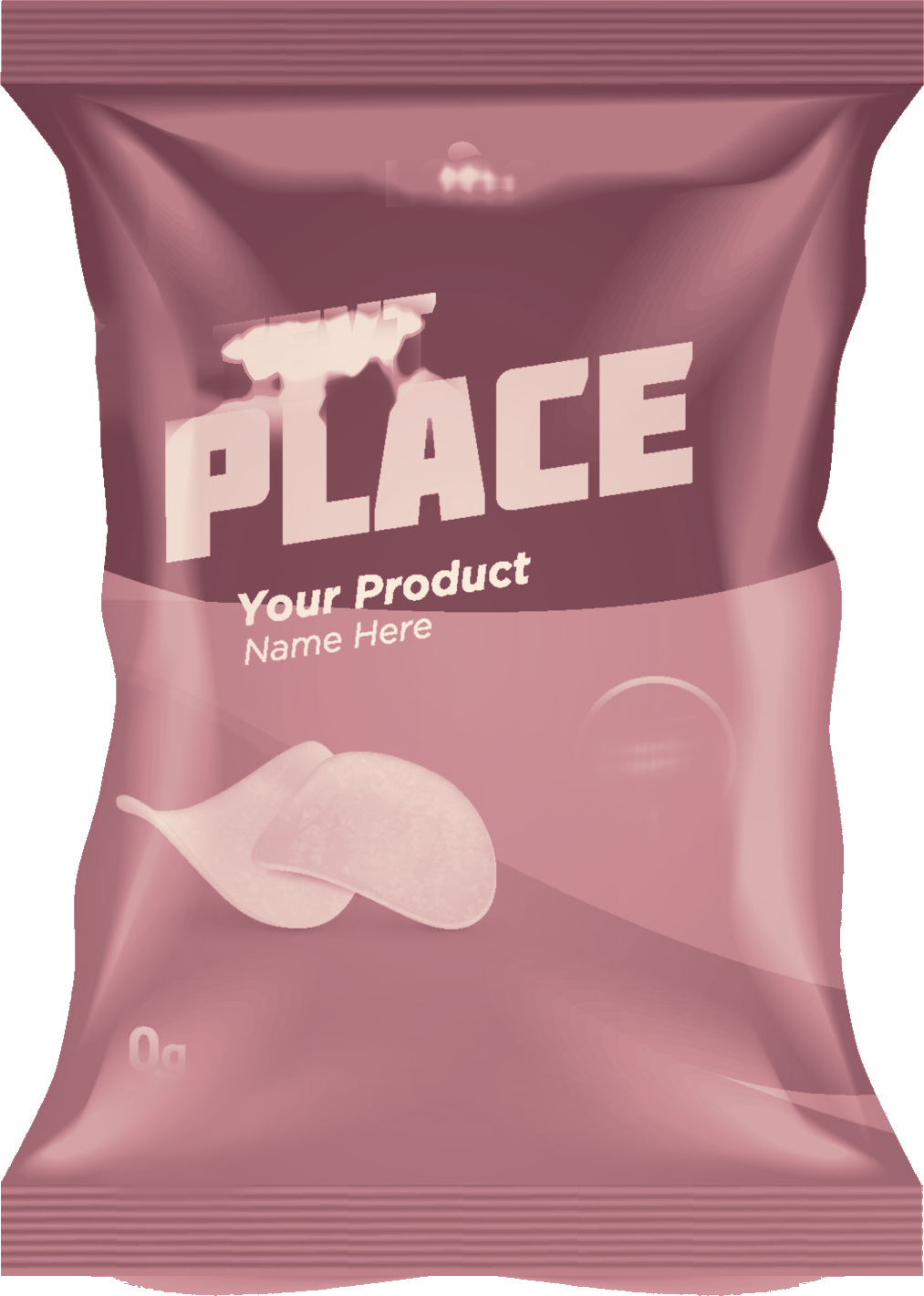 Personalised crisp packet favour